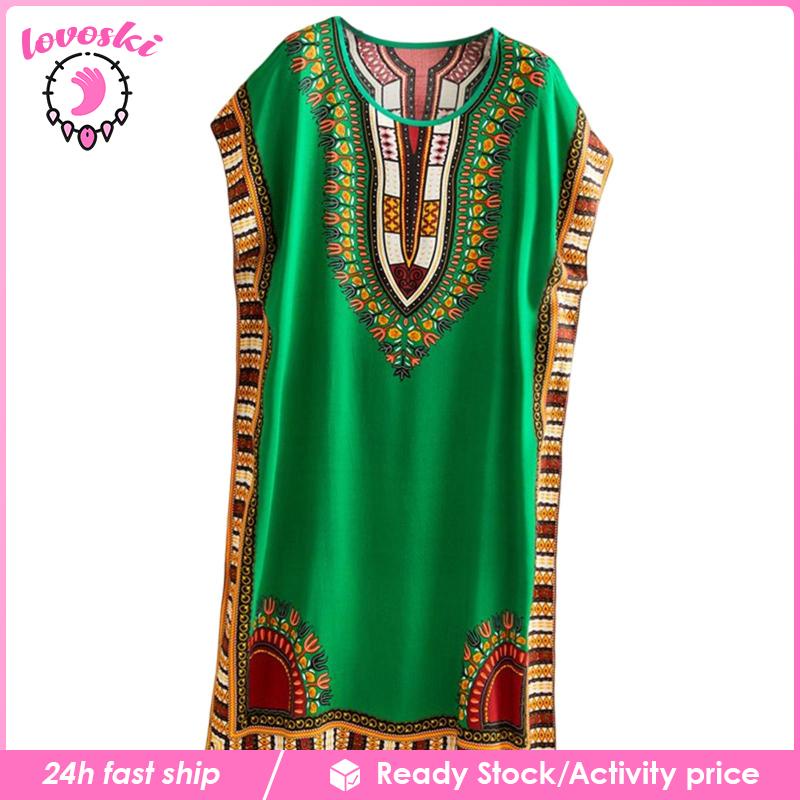 Đầm Nữ Dáng Rộng Phong Cách Boho Thời Trang