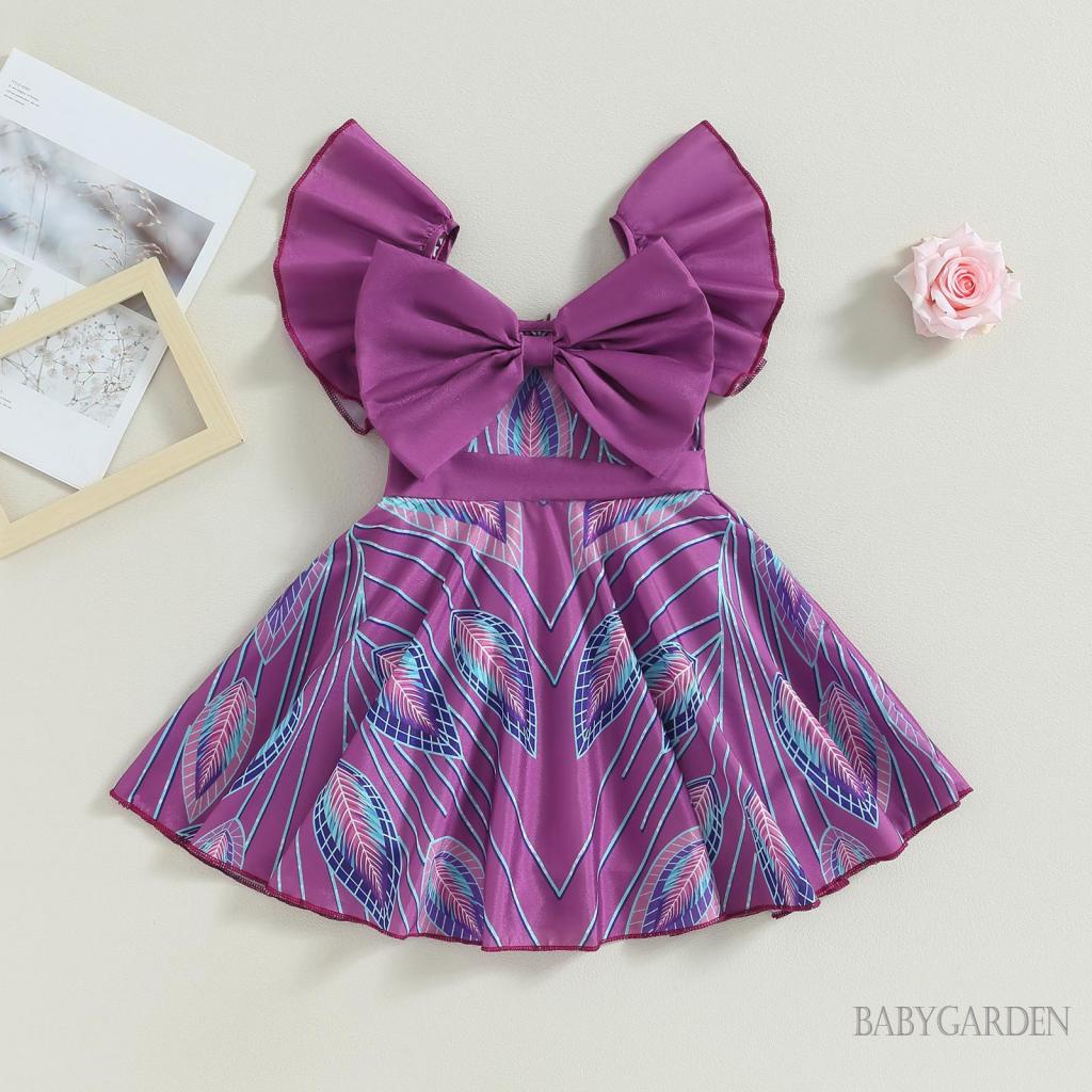 Đầm Hóa Trang Halloween Tay Bay In Họa Tiết Công Chúa Thời Trang Cho Bé Gái 3-9 Tuổi