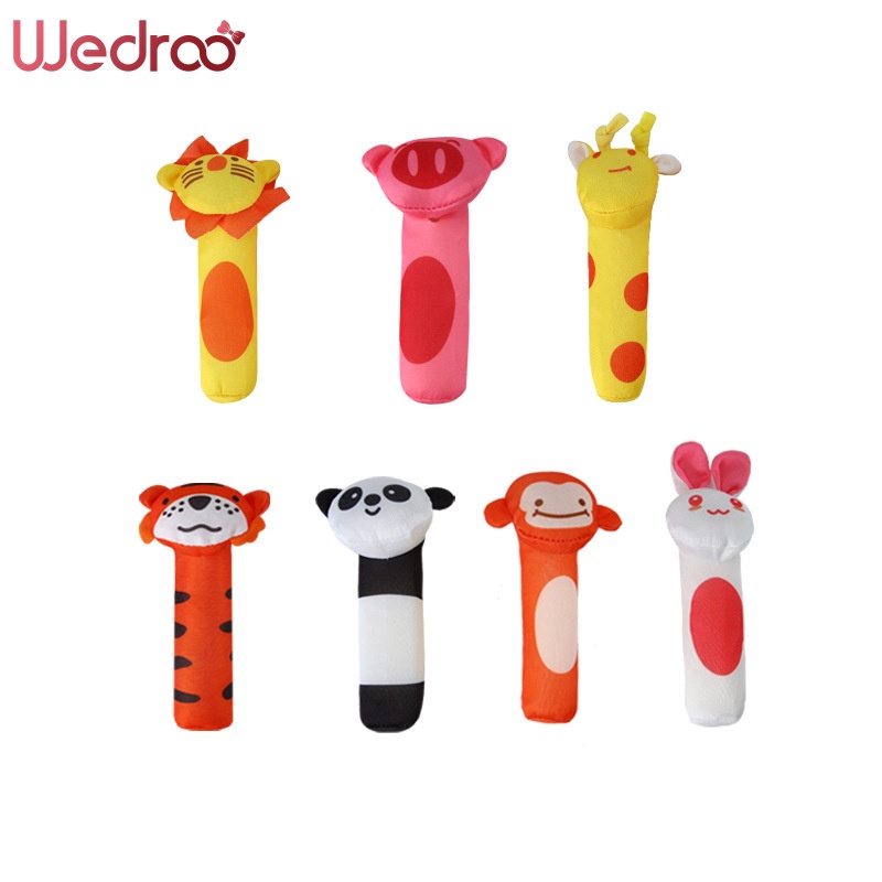 Wedroo Đồ Chơi Lục Lạc Cầm Tay Nhồi Bông Hoạt Hình Cho Bé