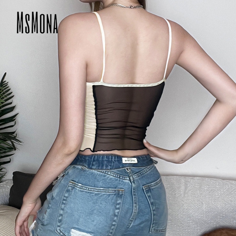 Áo Tank Top Hai Dây Màu Trơn Thời Trang 2023 Quyến Rũ Cho Nữ