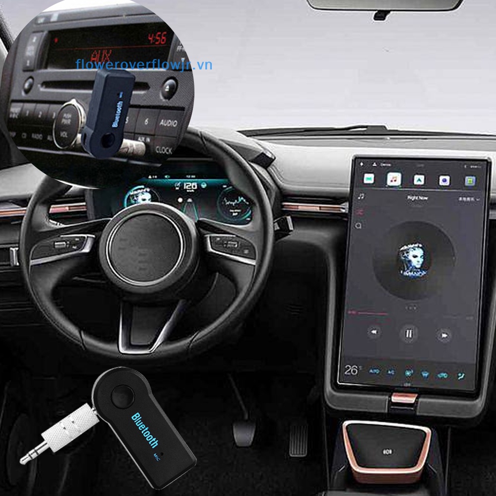 Thiết Bị Truyền Nhận Tín Hiệu Bluetooth 5.0 Jack Cắm 3.5mm Cho Xe Ô Tô