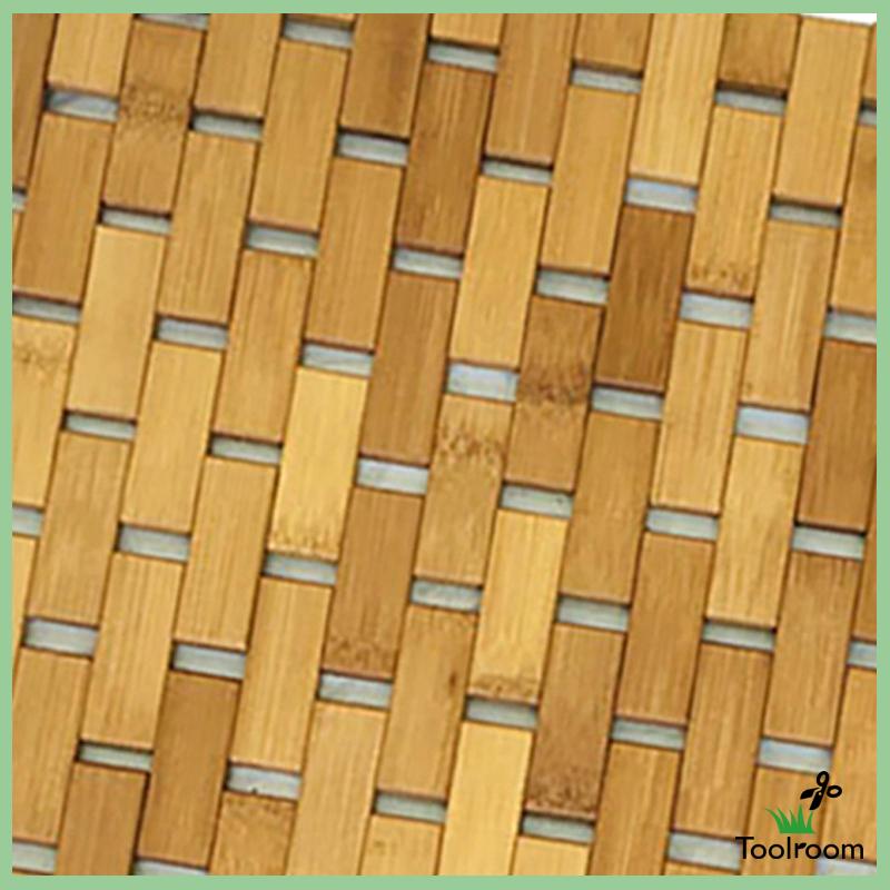 Thảm Lót Sàn Chống Trượt Họa Tiết Vân Gỗ Tre Độc Đáo