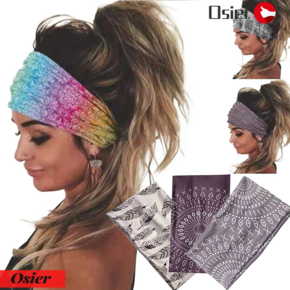 OSIER1 Băng Đô Thể Thao Bản Rộng Hỗ Trợ Tập yoga