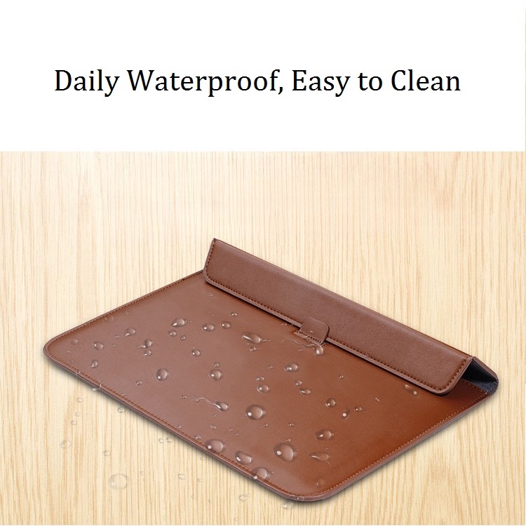 Túi Da Đựng Laptop Macbook Air 13.3 / Pro 13 / Air 13.6 M2 / M1 Mac Pro 14.2 / 15.4 / Pro 16.2 Có Giá Đỡ