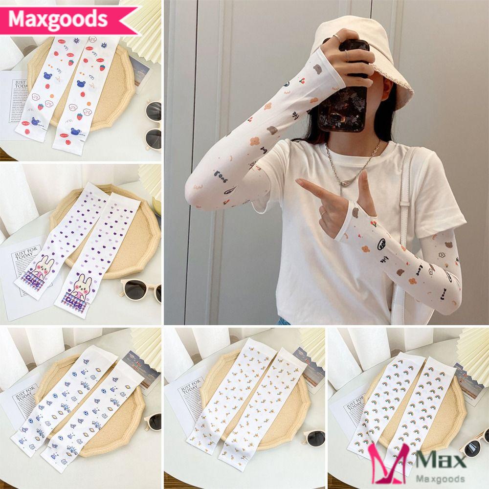 MAXG Găng Tay Co Giãn Thoáng Khí Bảo Vệ Cánh Tay Khi Lái Xe