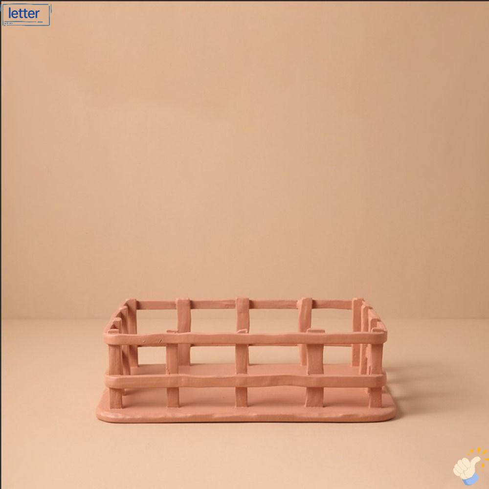 LET Khay Đựng Trái Cây Màu Sắc Đơn Giản Phong Cách Bắc Âu