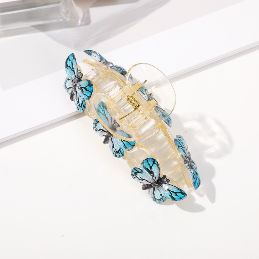 Kẹp Tóc Hình Bướm Bằng Acrylic Trong Suốt Phong Cách Hàn Quốc