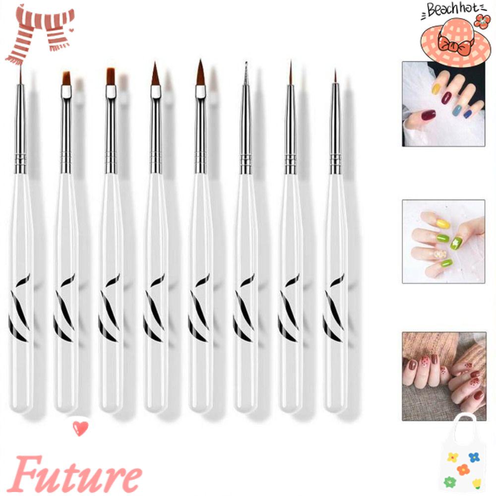FUTURE Cọ Gel Mỏng Vẽ Móng Nghệ Thuật Thời Trang Lâu Trôi DIY