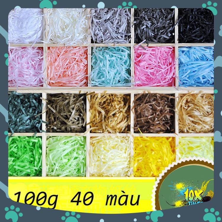 (100g) 170k/1kg  giấy rơm gói lót hộp quà tặng 40 màu sẵn chống sốc tặng bạn gái bạn trai 10xtimes