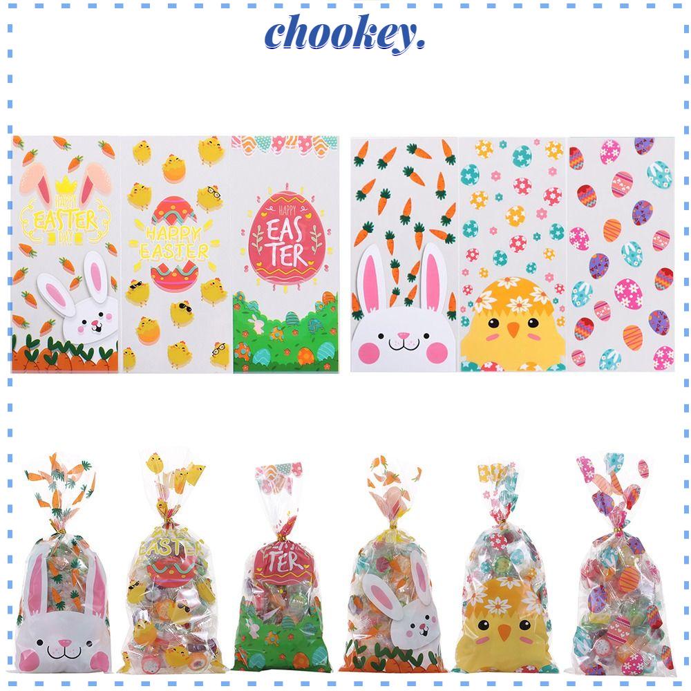 CHOOKEY Túi Đựng Kẹo Hình Trứng Phục Sinh Năm Mới Dễ Thương