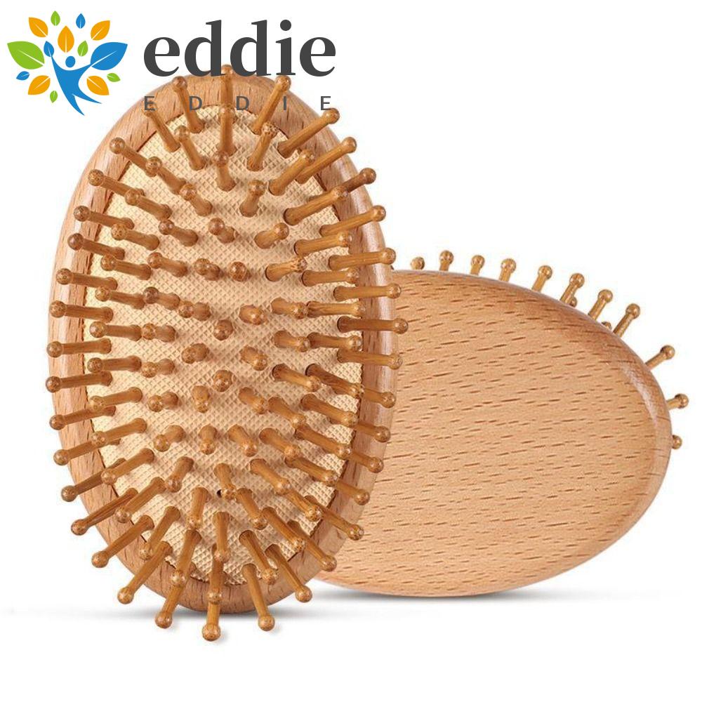 26EDIE Lược Gỗ Chống Tĩnh Điện Mát Xa Da Đầu Tiện Dụng