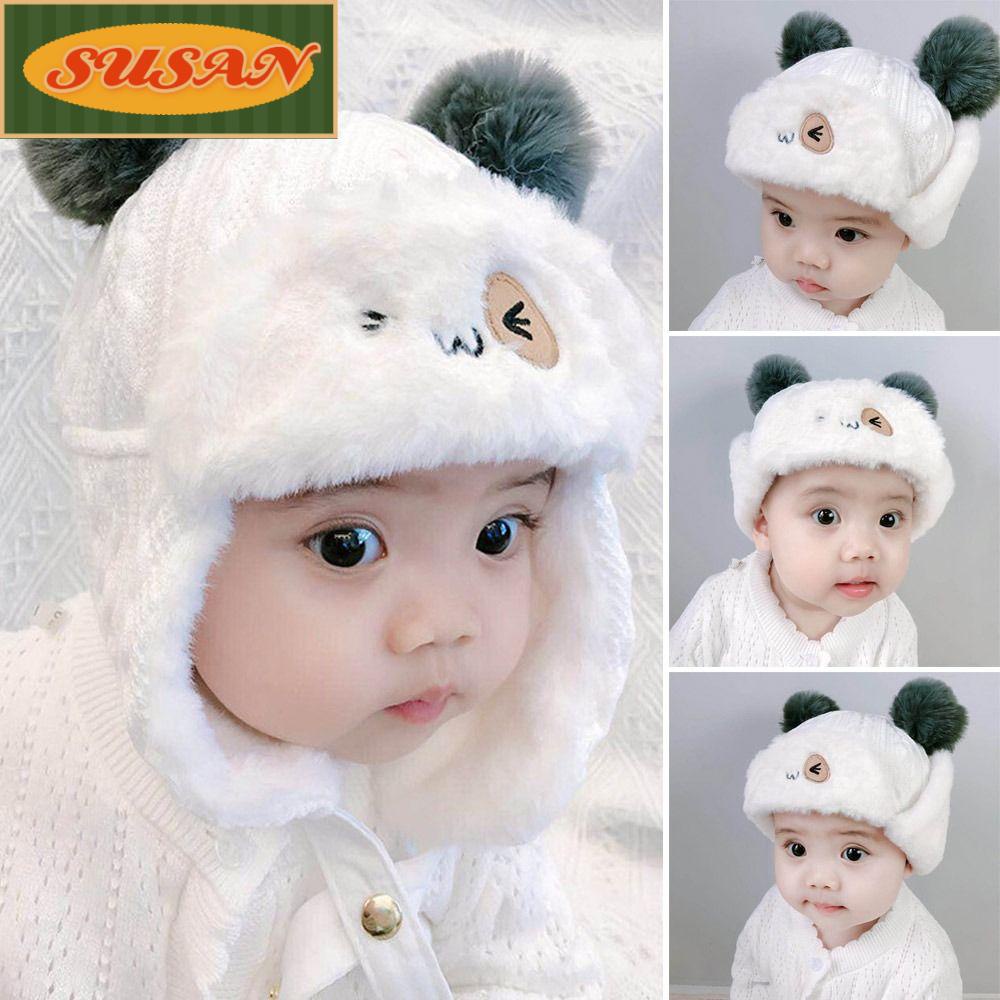 SUSANS Mũ Bảo Vệ Tai Kiểu Hoạt Hình Đáng Yêu Cho Bé