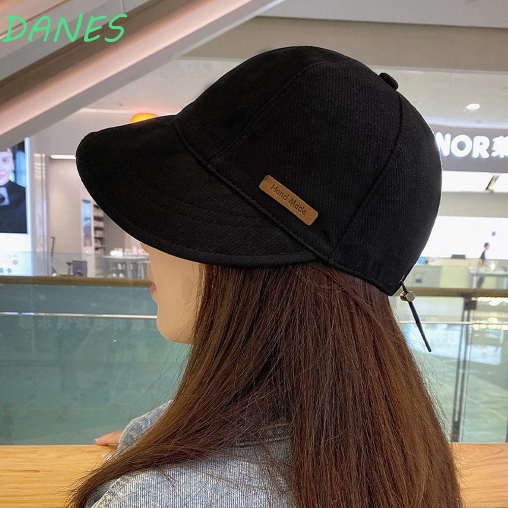 DANES Mũ Tai Bèo Cotton Chống Nắng Phong Cách Hip Hop Đơn Giản Hợp Thời Trang Cho Nữ