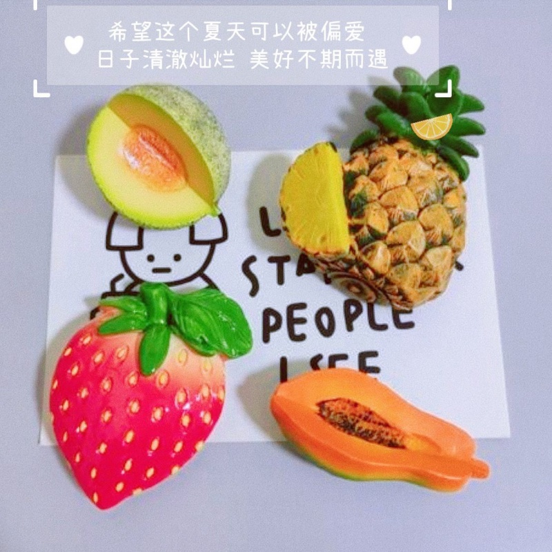 Nam Châm Hút Tủ Lạnh Hình Trái Cây 3D Sáng Tạo