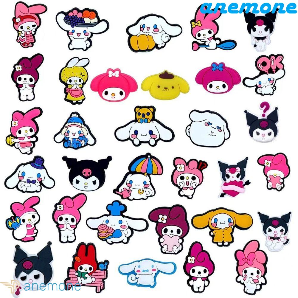 ANEMONE Phụ Kiện Trang Trí Giày Thủ Công Hình Pikachu Kuromi Dễ Thương Cho Bé