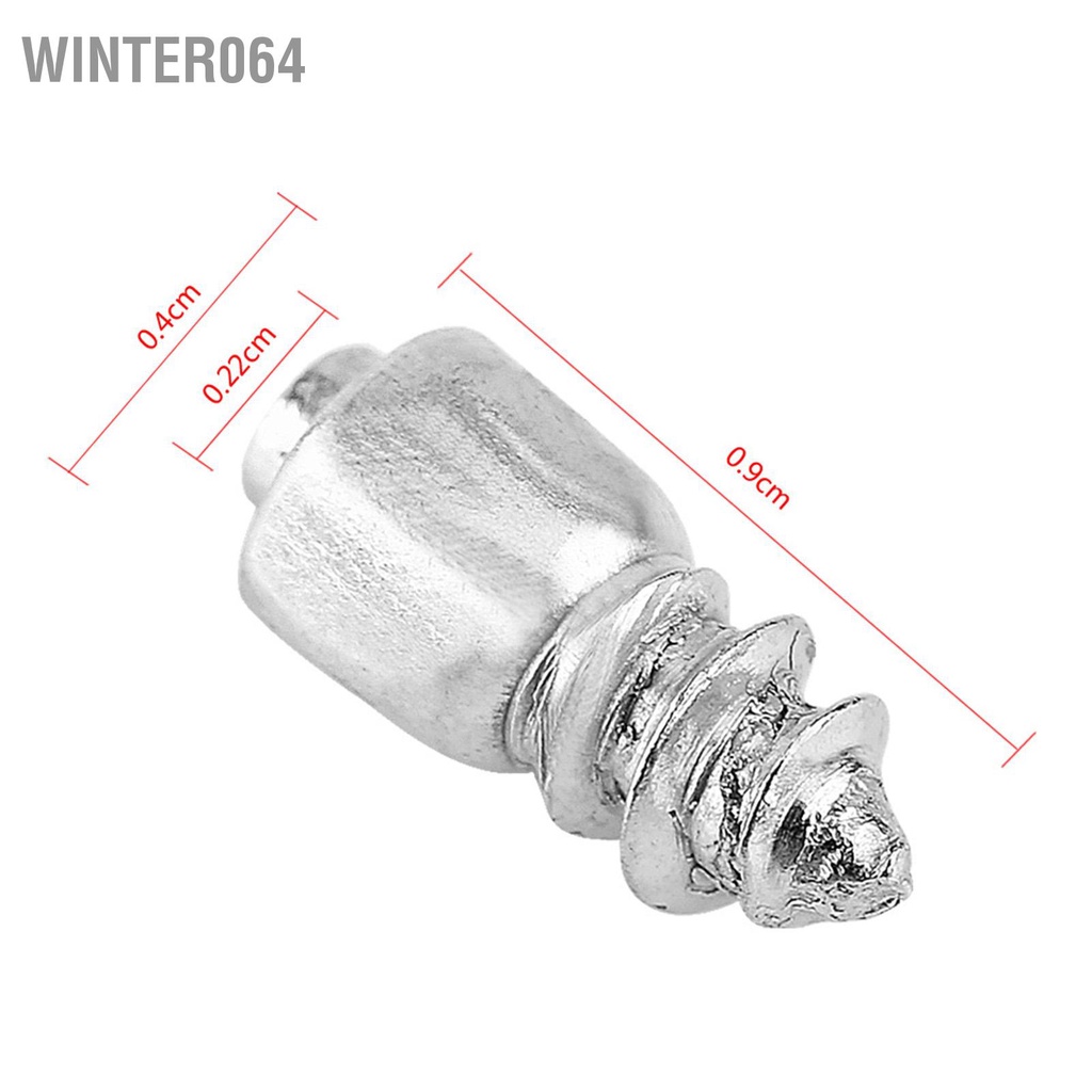 Winter064 Bộ 100 9Mm Vít Chống Trơn Trượt Bông Lốp Tuyết Dây Xích Gai Viền Cho Xe Máy Ô Tô Tải