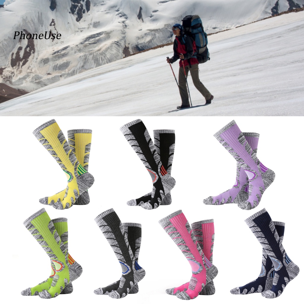 1 Đôi Tất Trượt Tuyết Mềm Mại Thoáng Khí Thấm Hút Tốt Khô Nhanh