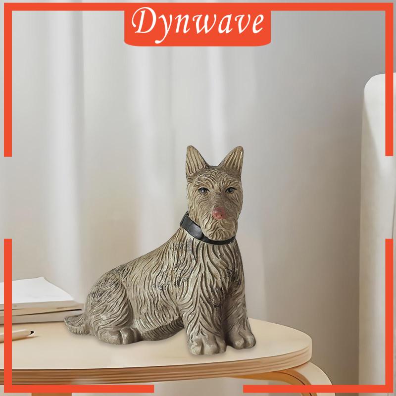 Đồ trang trí Chú Chó Bằng Nhựa Resin Chống Thấm Nước Trang Trí Ngoài Trời