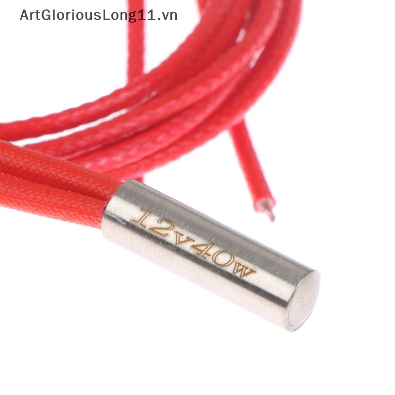 1 Hộp Sưởi Ấm 12V / 24V 40W 6 * 20mm Cho Máy In 3D