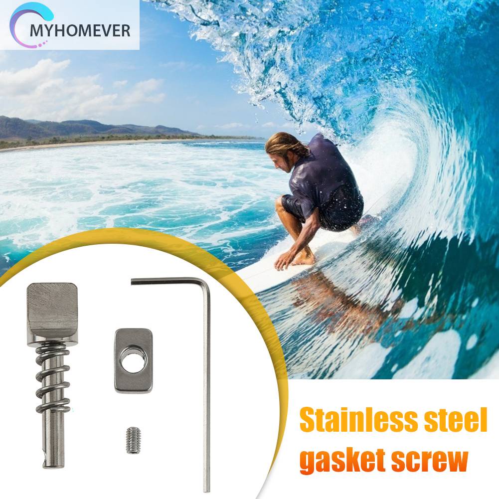 Bộ Ốc Vít Cố Định Tấm Ván Lướt Sóng Bằng Inox Chuyên Dụng