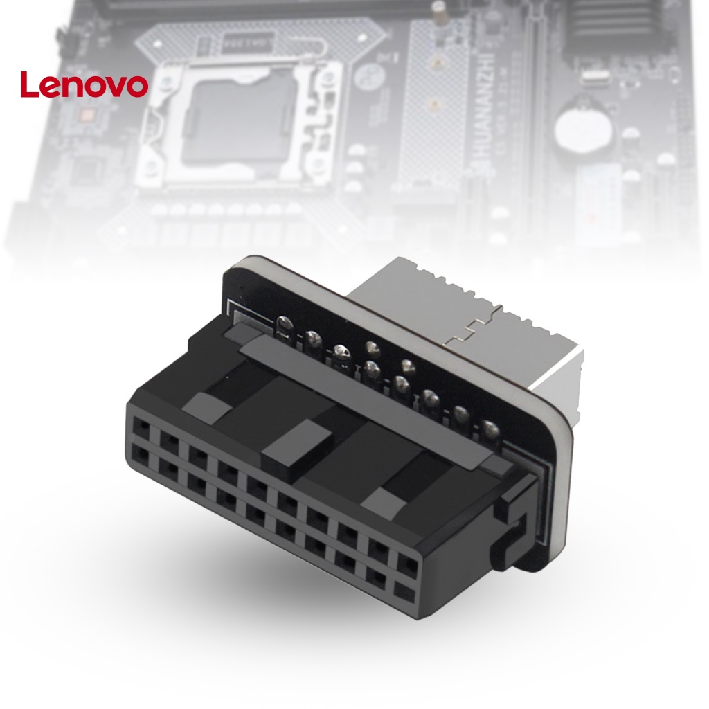 Đầu Chuyển Đổi USB 3.0 19P Sang Type E 90 Độ Chống Nhiễu Cho Máy Tính Thẻ