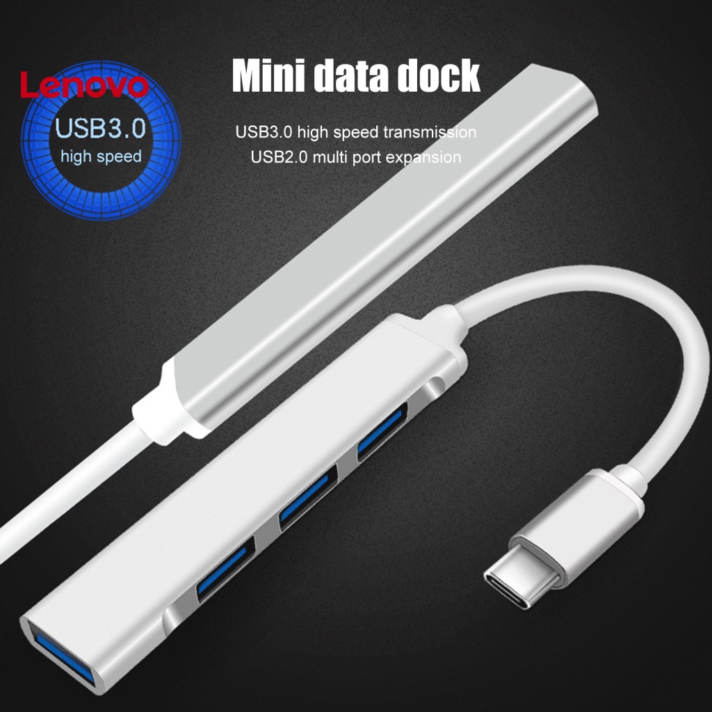 Bộ Chia Cổng USB 3.0 Type-C Bằng Hợp Kim Nhôm Đa Năng Tiện Dụng