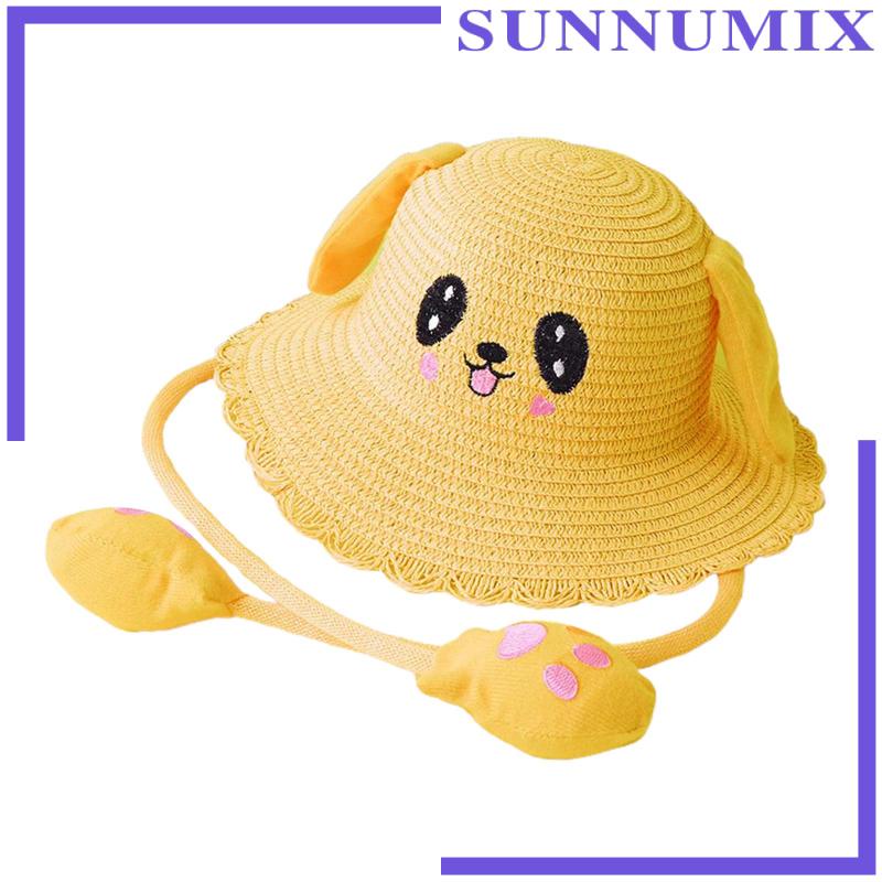 Mũ Panama Đi Biển Gấp Gọn Tiện Lợi Dành Cho Bé 3-10 Tuổi