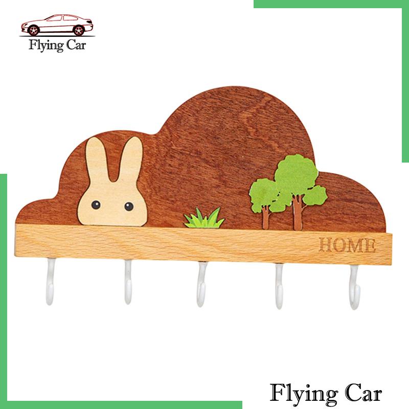 Móc Treo Chìa Khóa Gắn Tường Thiết Kế Dễ Thương Trang Trí Nhà Cửa