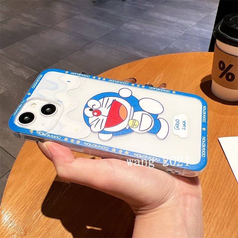 Ốp Điện Thoại Silicone Mềm Trong Suốt Siêu Nhẹ In Hình Doraemon Cho OPPO Reno 10 Pro + Plus 5G Reno 10 Reno 10 Pro + 2023