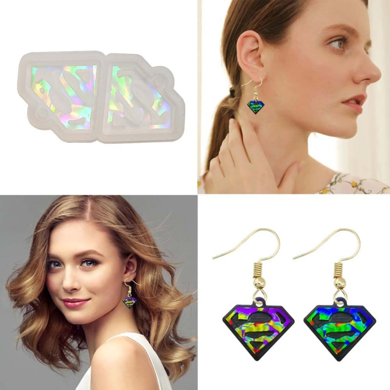 Khuôn Silicone Hình Viên Kim Cương Làm Trang Sức DIY