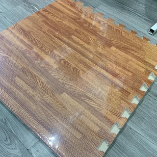 SET 4 THẢM XỐP GHÉP SÀN VÂN GỖ 60x60CM 89k/ set 4 tấm Kích thước: 60x60x1cm 1 Bộ gồm 4 miếng màu vân gỗThảm xốp lót sà