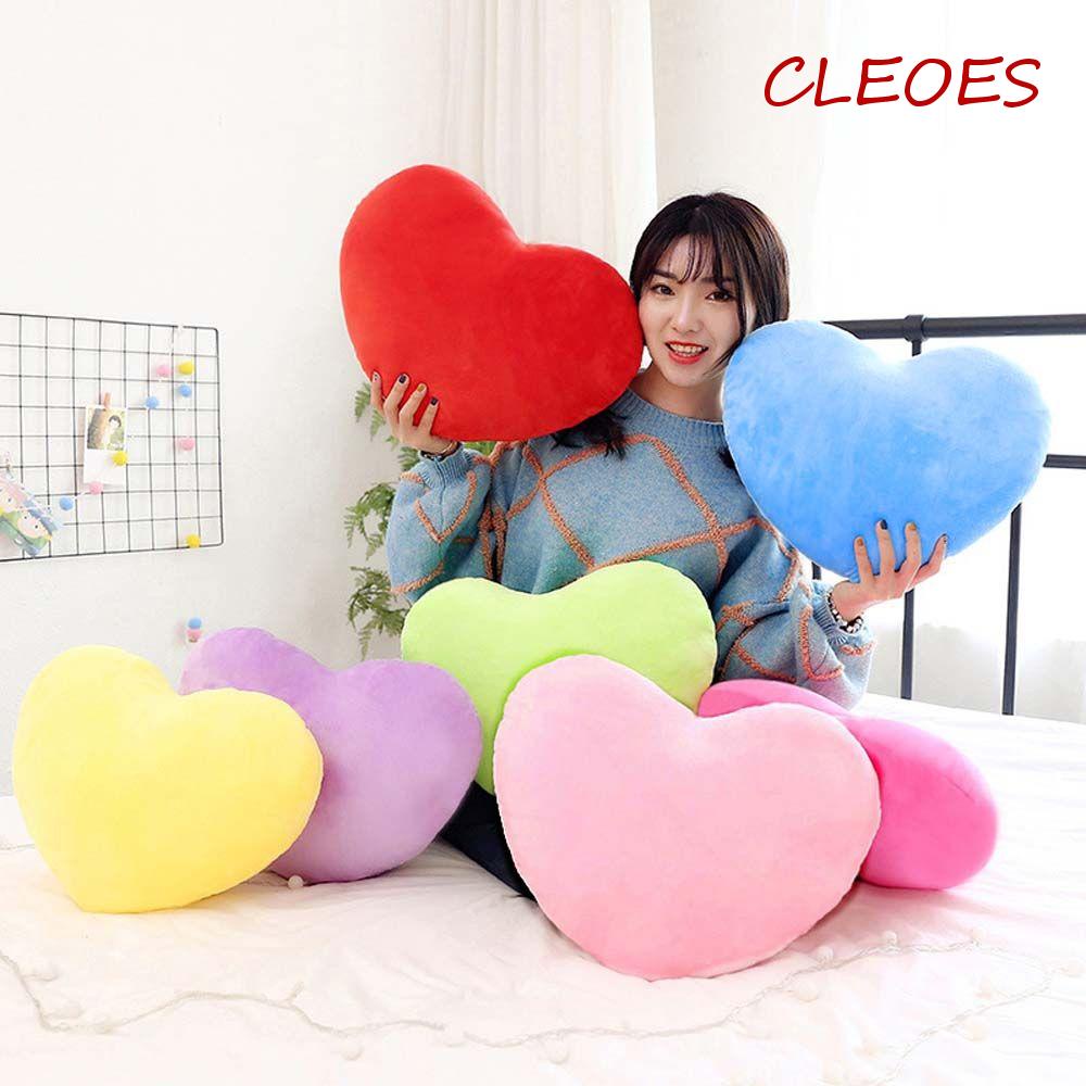 CLEOES Trái Tim Nhồi Bông Đáng Yêu Trang Trí Nhà Cửa