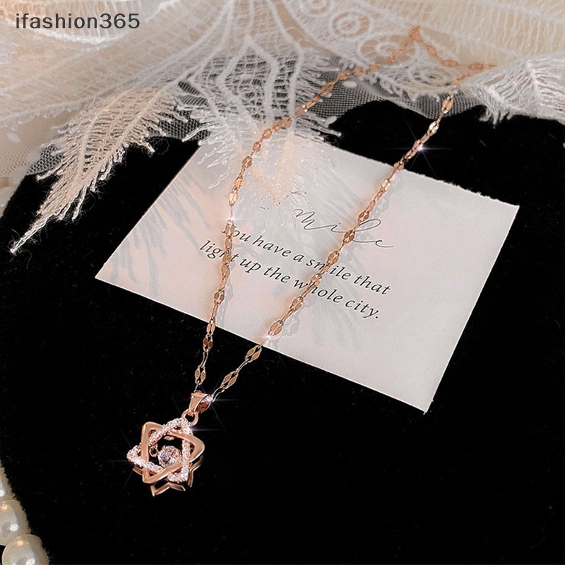 Dây Chuyền Mặt Ngôi Sao Sáu Cánh Đính Đá Thời Trang Hàn Quốc ifashion365
