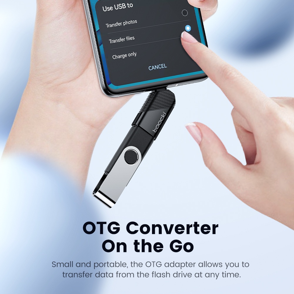 Bộ ĐiềU HợP ChuyểN ĐổI Dữ LiệU Nhanh Toocki Type-C ĐầU CắM Sang Lỗ CắM Usb