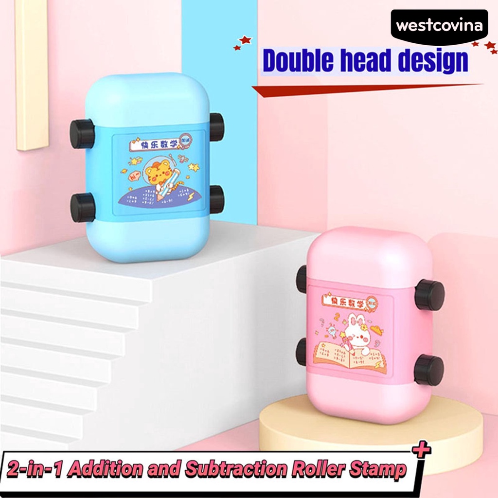 [WSTN]✎Con Dấu Lăn Trong Suốt Khô Nhanh Có Thể Tái Sử Dụng Hỗ Trợ Học Toán