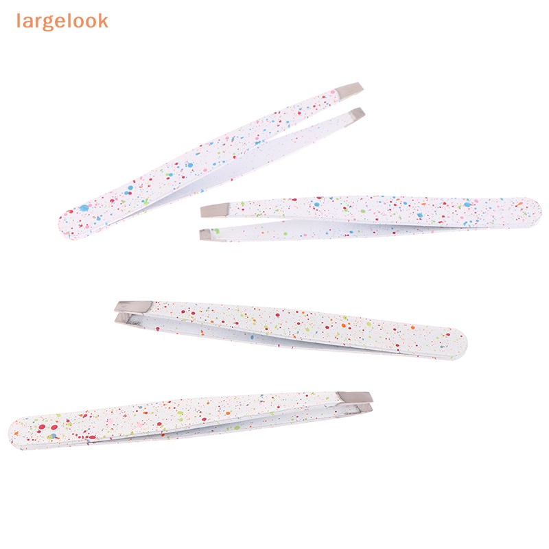 1 Nhíp Nhổ Lông Mày Bằng Thép Không Gỉ Nhiều Màu Sắc