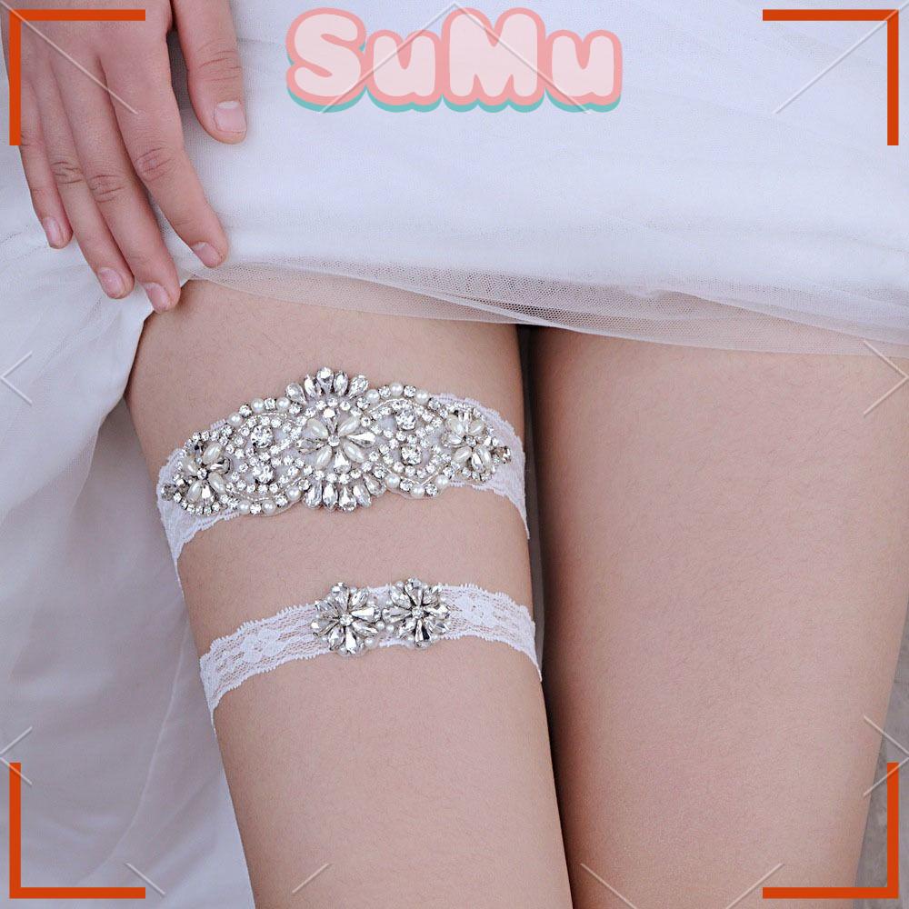 SUMU Đai Nịt Bít Tất Thời Trang Gợi Cảm Cho Cô Dâu