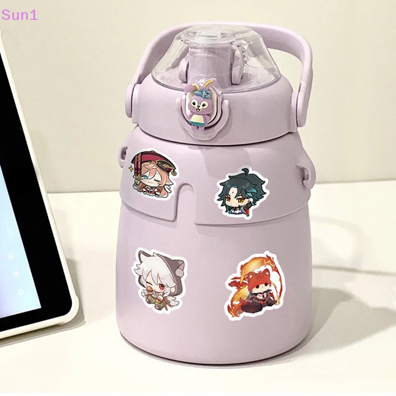 Sun1 &gt; 60 Miếng Dán Tủ Lạnh Chống Thấm Nước Họa Tiết Hoạt Hình Graffiti Sáng Tạo