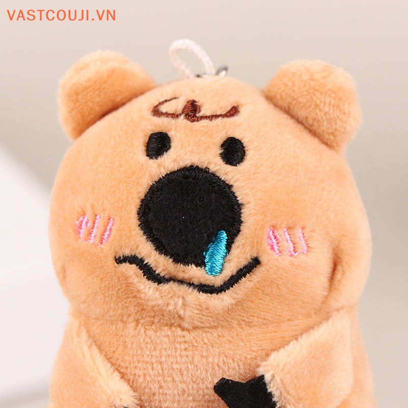 1 Móc Khóa Hình Gấu Nhồi Bông 10cm Tự Làm Dễ Thương