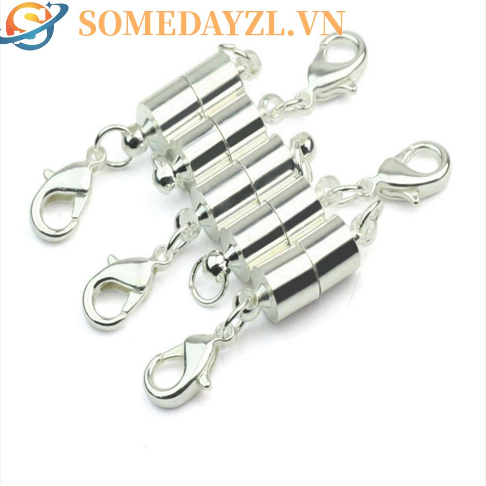 Set 5 Móc Tròn Bằng Kim Loại Mạnh Mẽ Dùng Làm Vòng cổ DIY