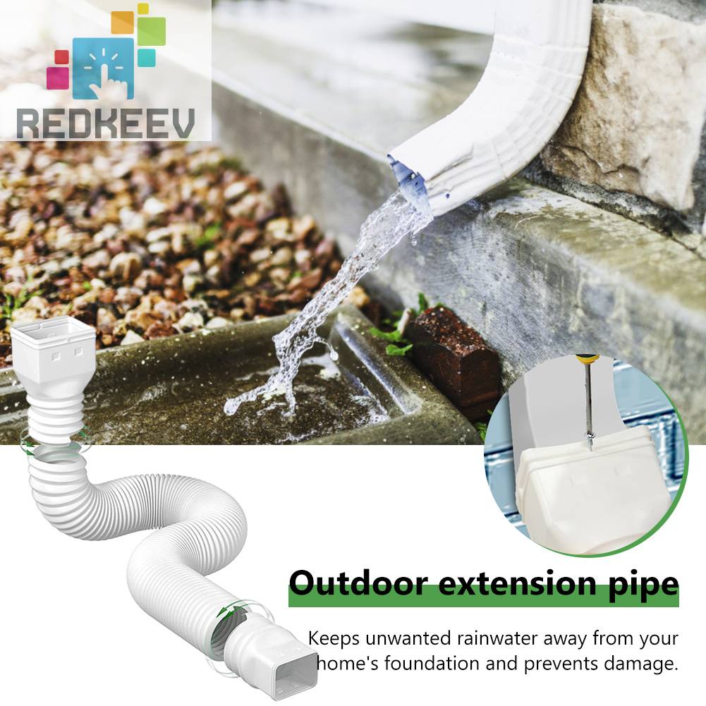 Ống Thoát Nước Nối Dài Linh Hoạt Tiện Dụng Cho Bồn Nước Mưa
