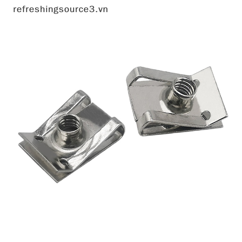 Set 10 Kẹp Chữ U Bằng Inox M6 M5 M4 M8 8mm 5mm 6mm 4mm Chuyên Dụng Cho Xe Hơi / Xe Máy Scooter ATV