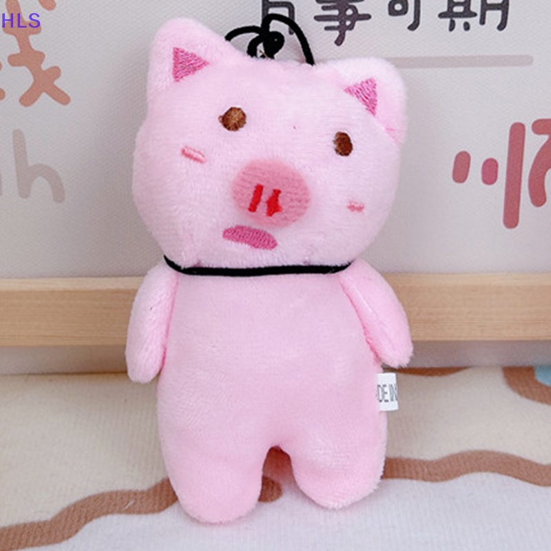 Móc Khóa Hình Heo Nhồi Bông Mềm Mại Đáng Yêu