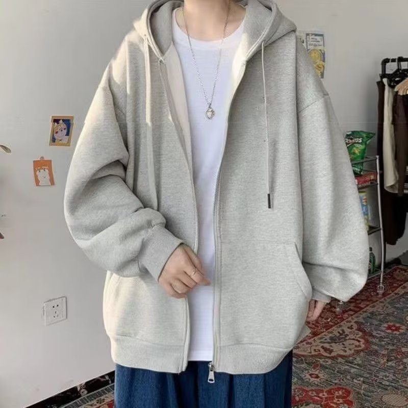 Áo Hoodie Trơn Thời Trang Đơn Giản Cá Tính Cho Nam