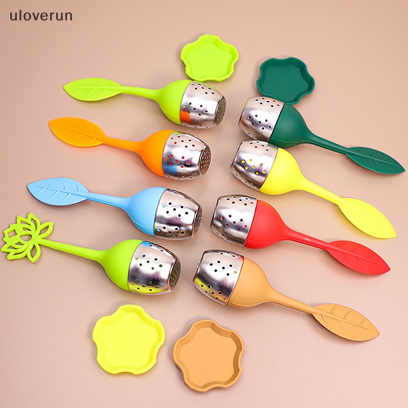 1 Dụng Cụ Lọc Trà Bằng Silicon Hình Người Dễ Thương