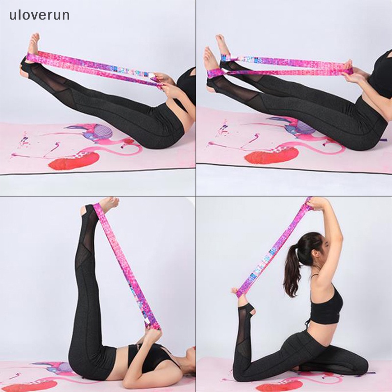 1 Dây Đai Co Giãn Điều Chỉnh Được Hỗ Trợ Tập Yoga Tiện Dụng