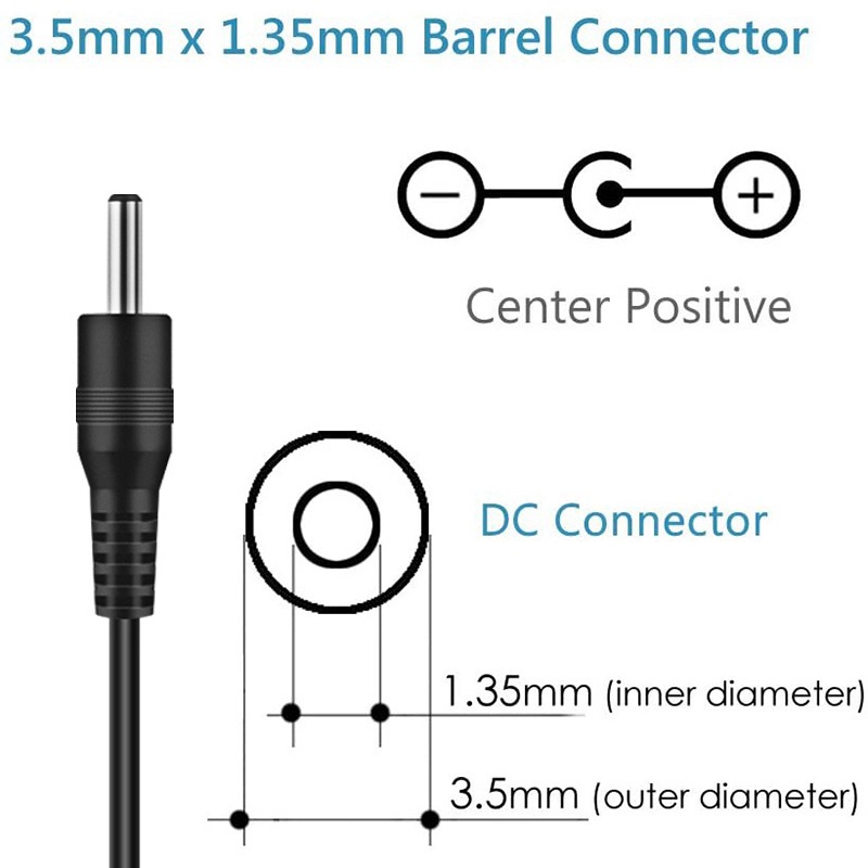 Dây Cáp Nguồn Chuyển Đổi usb Sang dc 3.5x1.35 / 5.5x2.1 / 5.5x2.5 / 4.0x1.7 / 2.5x0.7mm dc