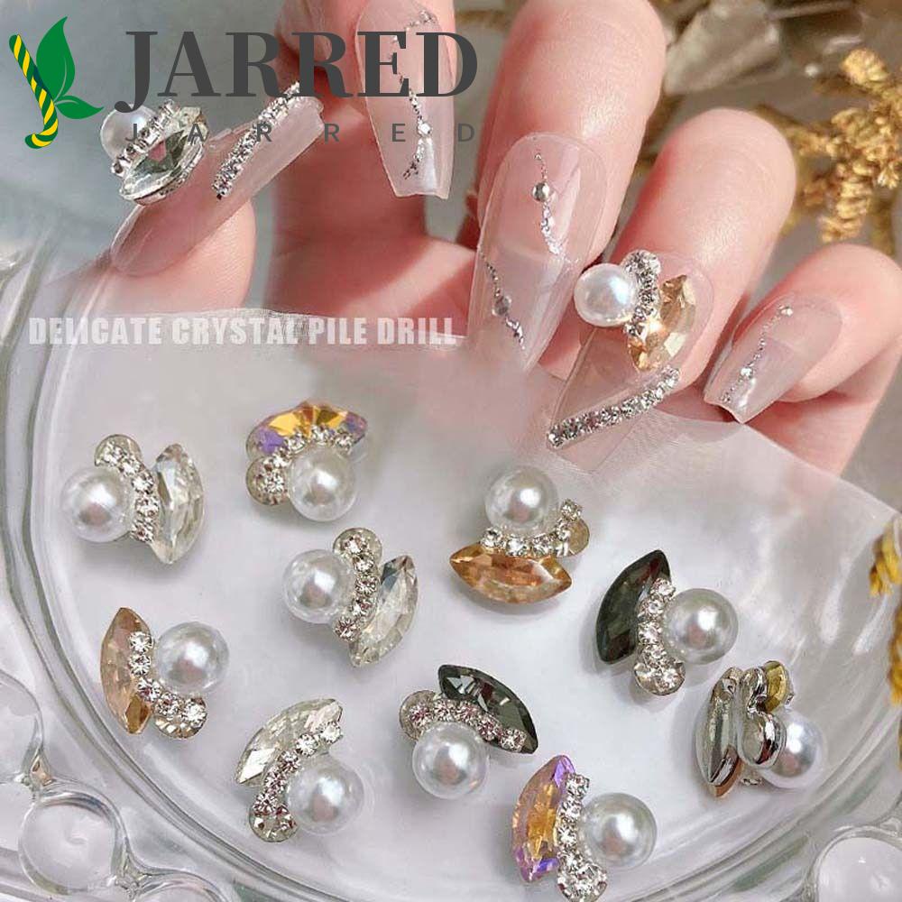 JARRED Đá Đính Trang Trí Móng Tay 3D Sang Trọng