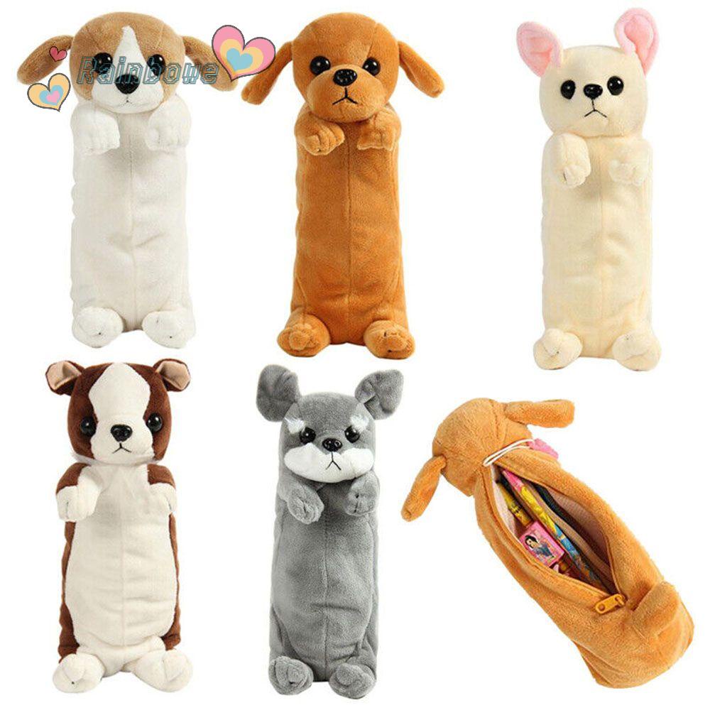 RAINBOW 1 Túi Đựng Bút Hình Búp Bê Hoạt Hình Dễ Thương