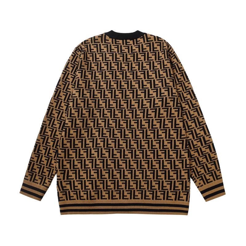 Fe Mới Áo sweater Họa Tiết Dập Nổi Hoa jacquard Xu Hướng Đơn Giản Và Khí Quyển Thời Trang Độc Đáo